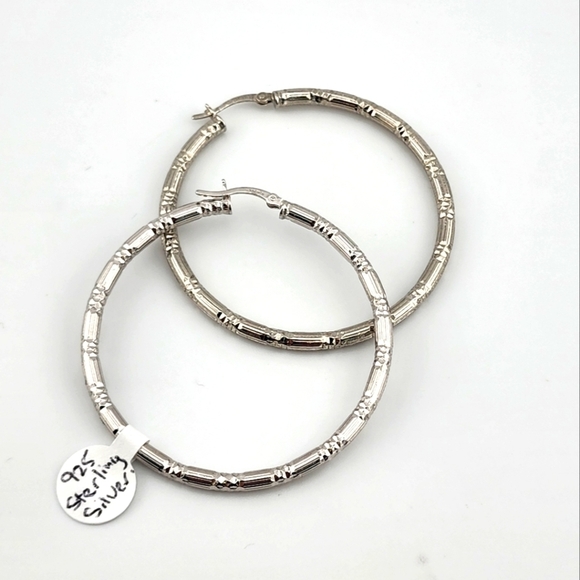 Sterling Silver Hoop Earrings